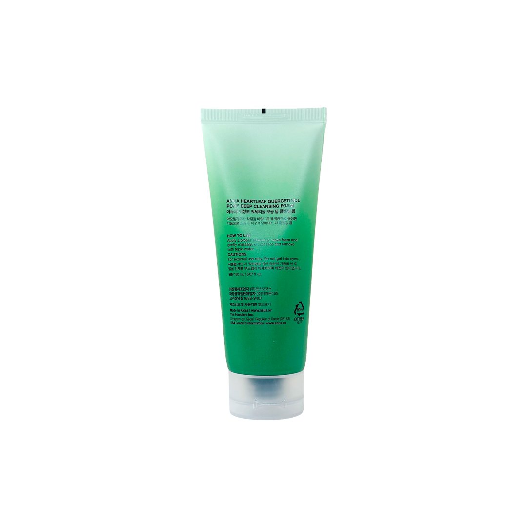 Anua Heartleaf Quercetinol Pore Deep Cleansing Foam 150 ml