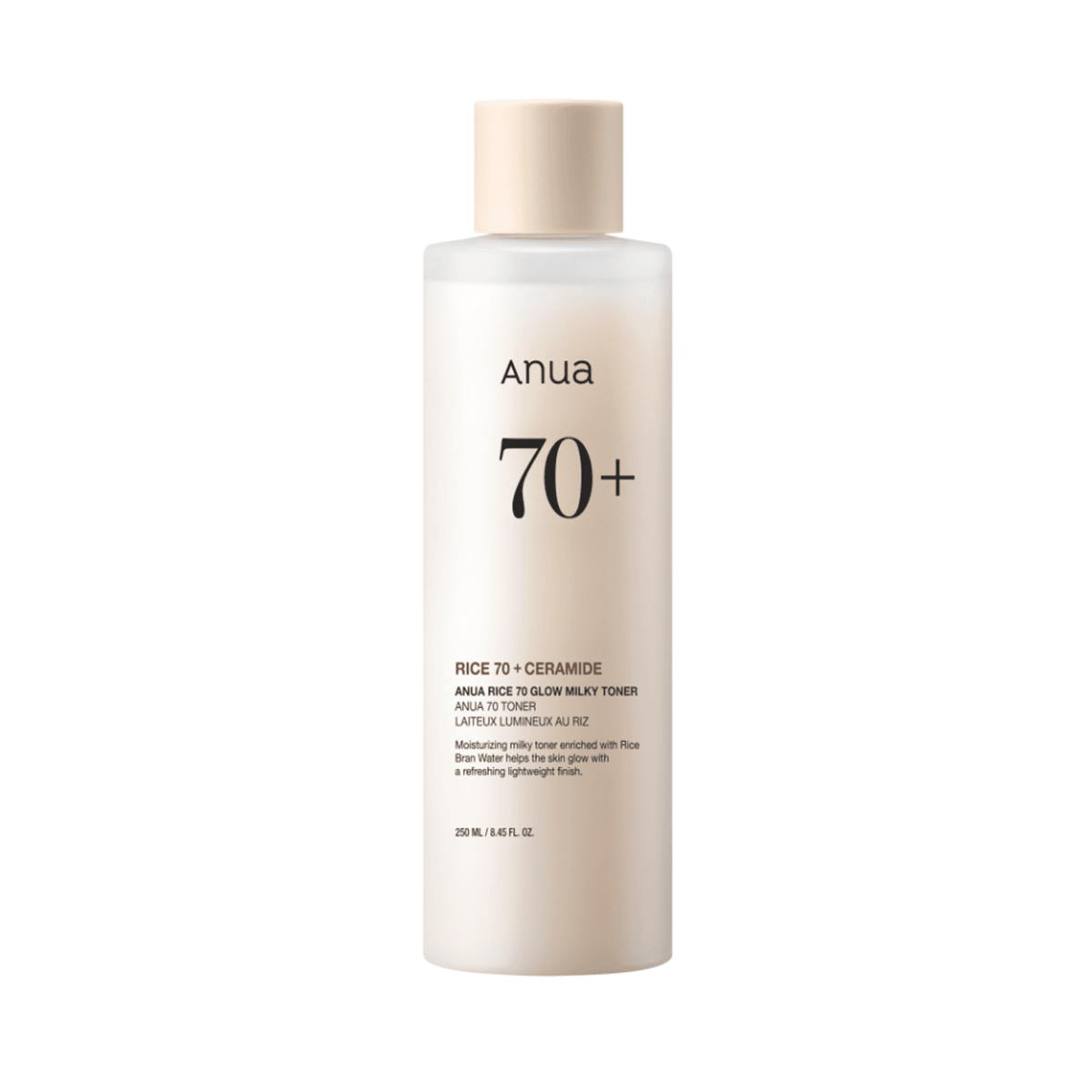 Anua Rice 70 + Ceramide Glow Milky Toner 250 ml