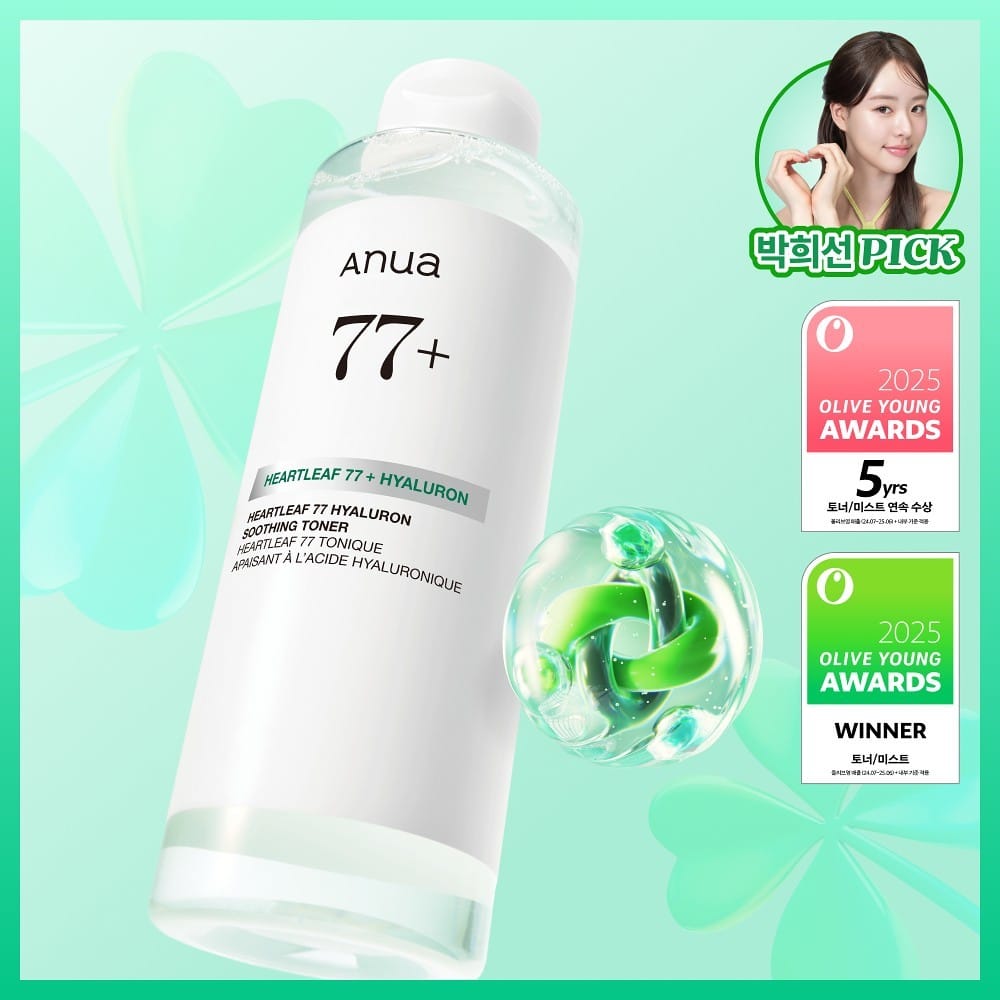 Anua Heartleaf 77+ Hyaluron Soothing Toner 250 ml