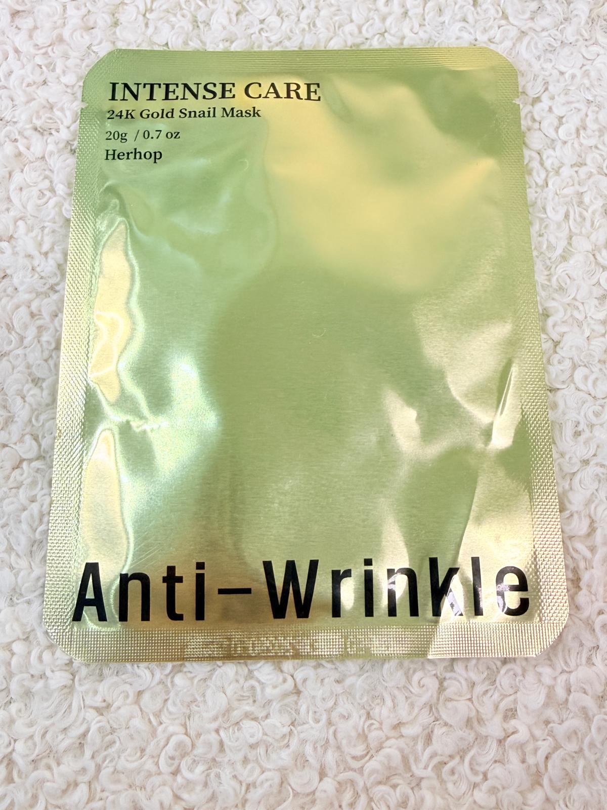 Herhop INTENSE CARE 24K Gold Snail Mask (Anti-Wrinkle) 20g