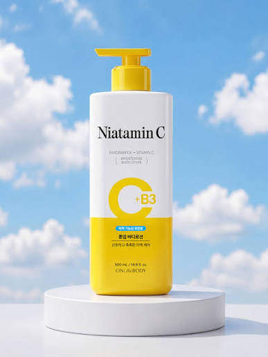 ON:THE BODY Niatamin C Brightening Body Lotion (Niacinamide + Vitamin C) 500 ml